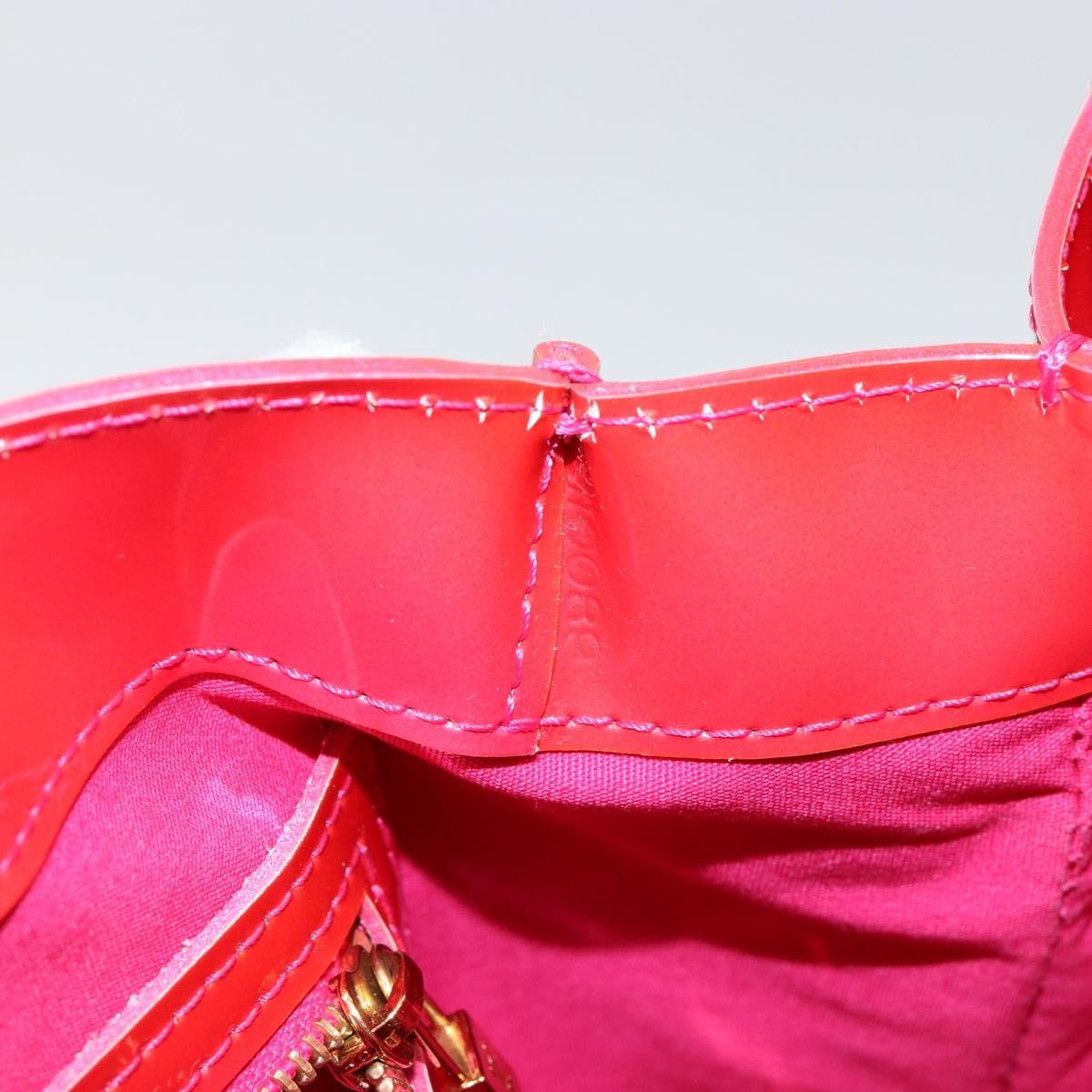 Louis Vuitton Wilshire Monogram Vernis, Pink, Patent Leather, Handbag