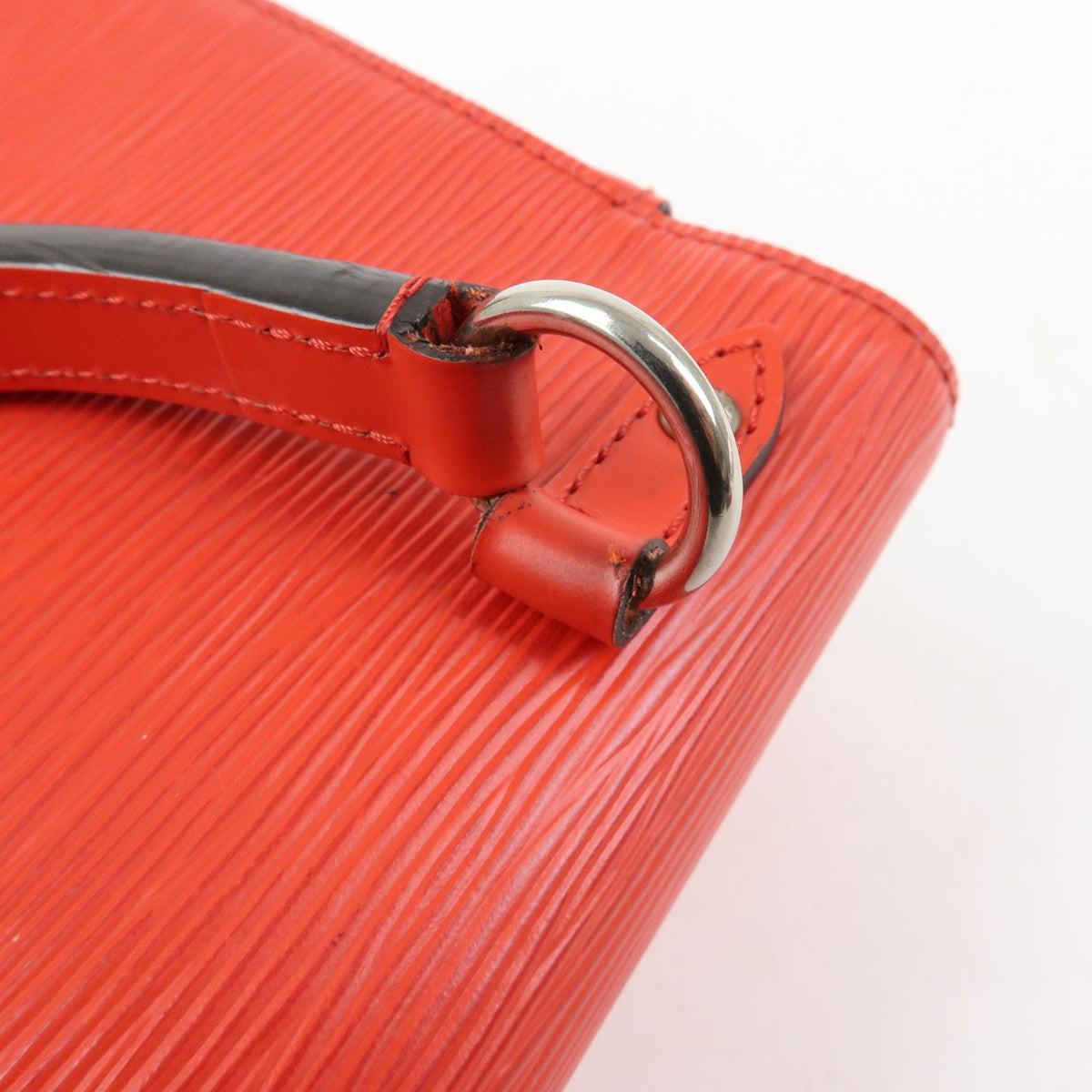 Louis Vuitton Cluny Top Handle Epi Leather, Red, Leather, Handbag