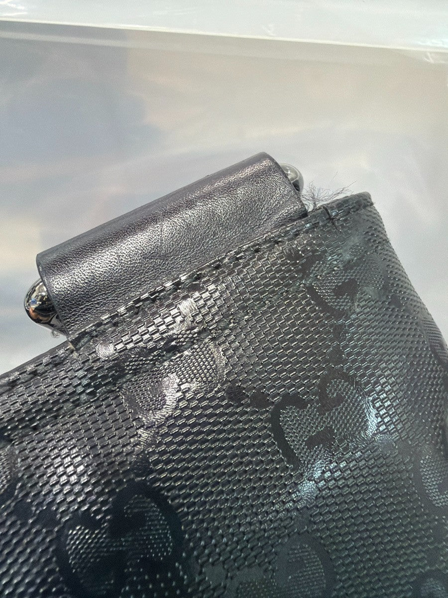 Gucci Crossbody GG Imprime, Black, Canvas, Crossbody Bag