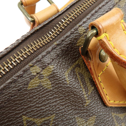 Louis Vuitton Speedy Monogram Canvas, Brown, Canvas, Handbag