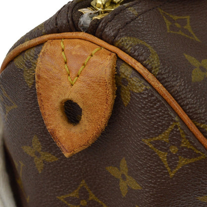 Louis Vuitton Speedy Monogram Canvas, Brown, Canvas, Handbag
