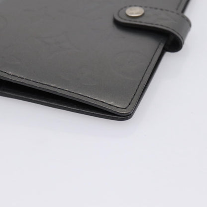 Louis Vuitton Agenda Cover Monogram Empreinte Leather, Gray, Canvas, Wallet