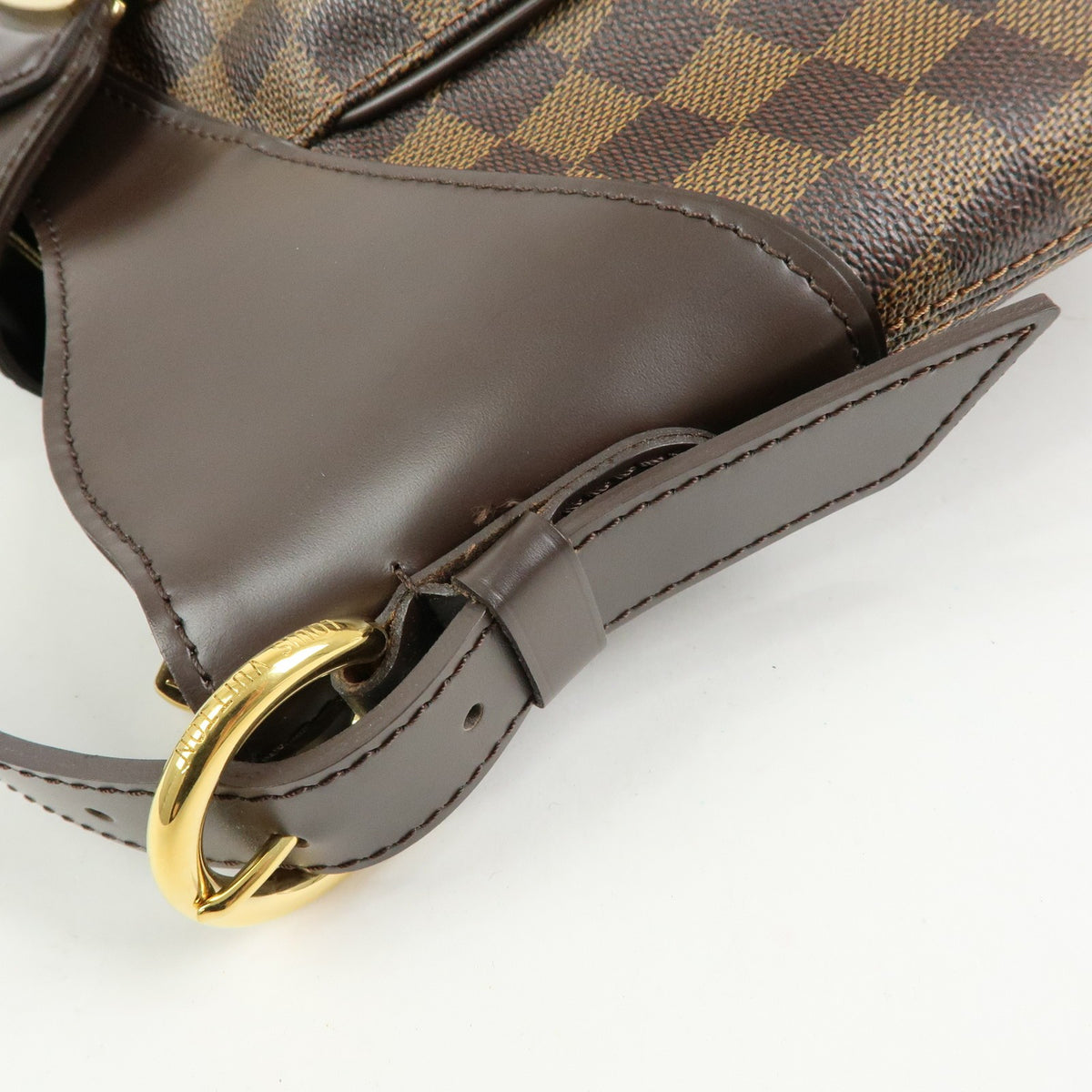 Louis Vuitton Sistina Damier, Brown, Canvas, Handbag