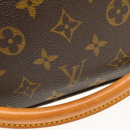 Louis Vuitton Looping Monogram Canvas, Brown, Canvas, Handbag