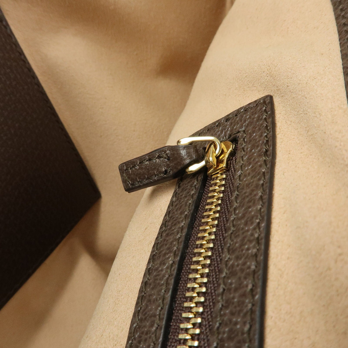 Gucci Ophidia Shopping GG Coated Canvas, Beige, Canvas, Tote Bag