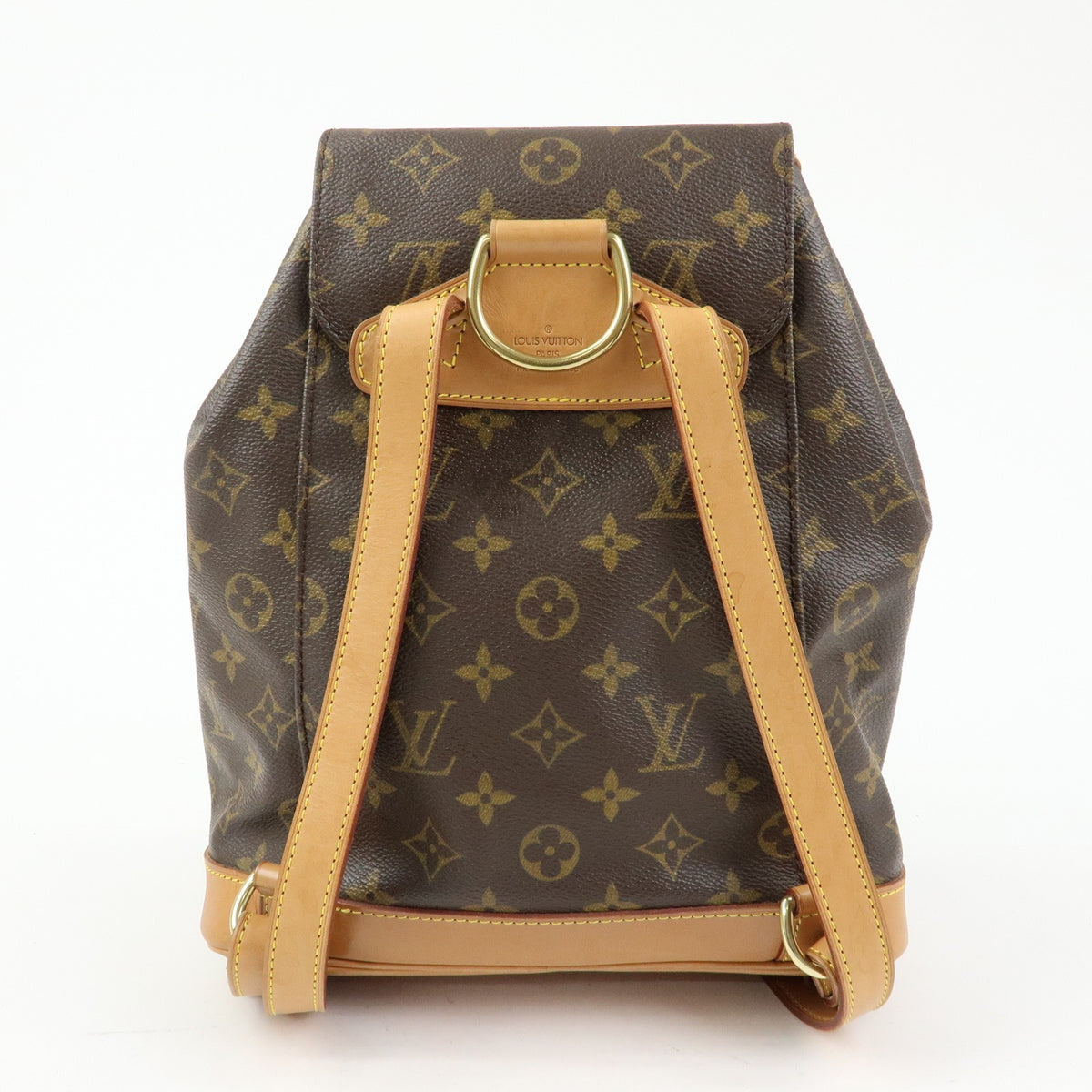 Louis Vuitton Vintage Montsouris Monogram Canvas, Brown, Canvas, Backpack