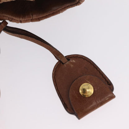 Miu Miu Coffer Satchel Matelasse Leather, Brown, Leather, Handbag