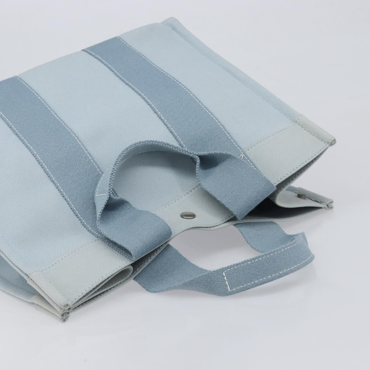 Hermes Bora Bora Toile, Blue, Canvas, Tote Bag