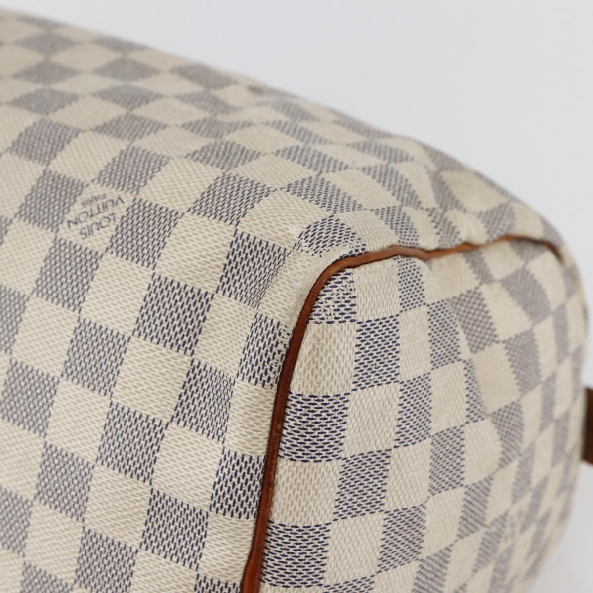 Louis Vuitton Speedy Handbag Damier, BEIGE, CANVAS, Handbag