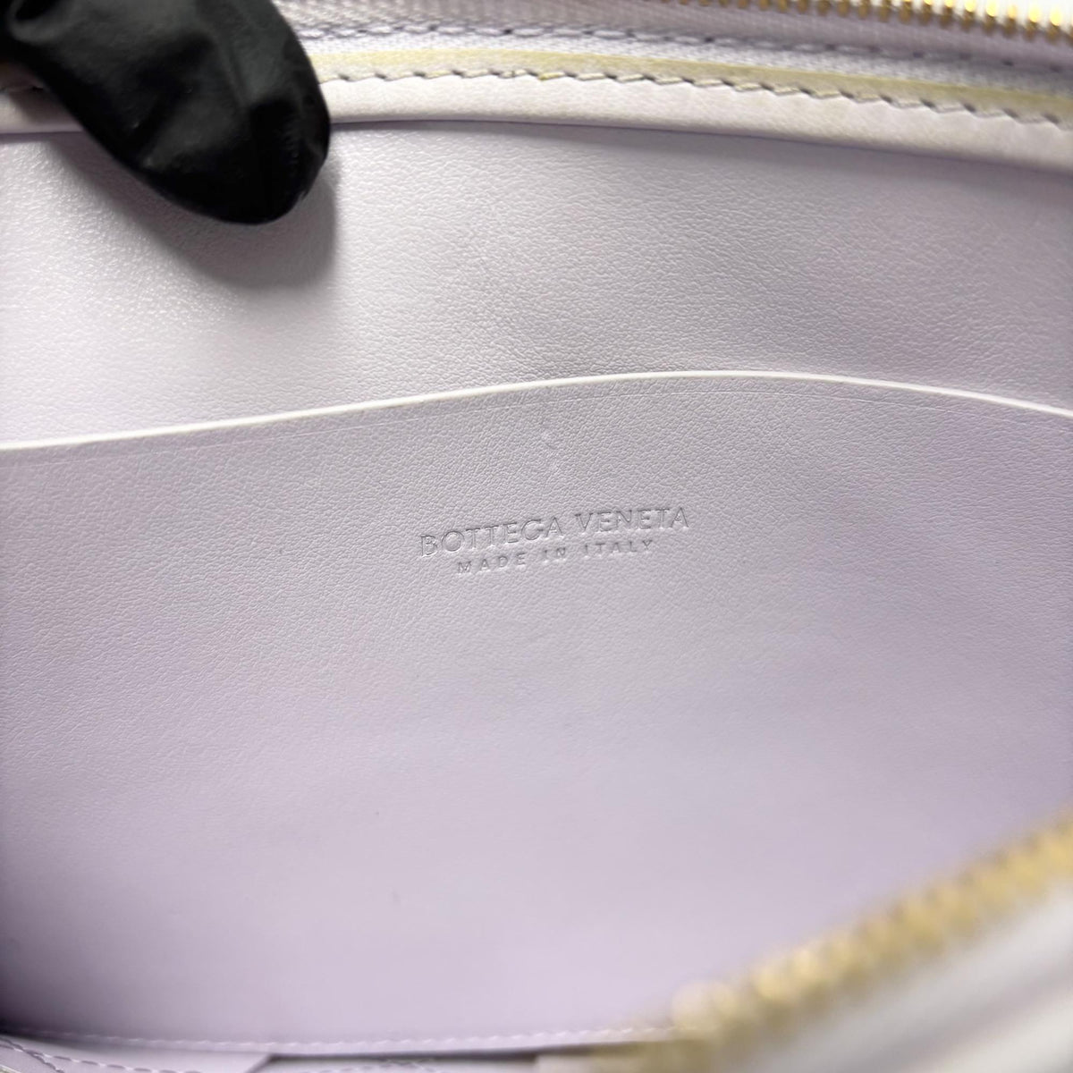 Bottega Veneta Mini clutch Intrecciato, Purple, Leather, Clutch