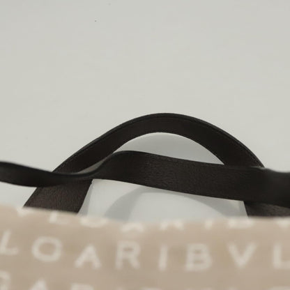Bvlgari Logomania Canvas, Beige, Canvas, Shoulder Bag