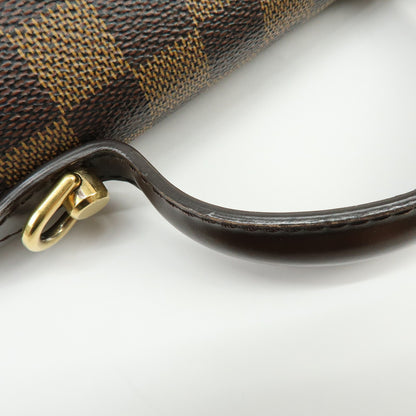 Louis Vuitton Bergamo Damier, Brown, Canvas, Handbag