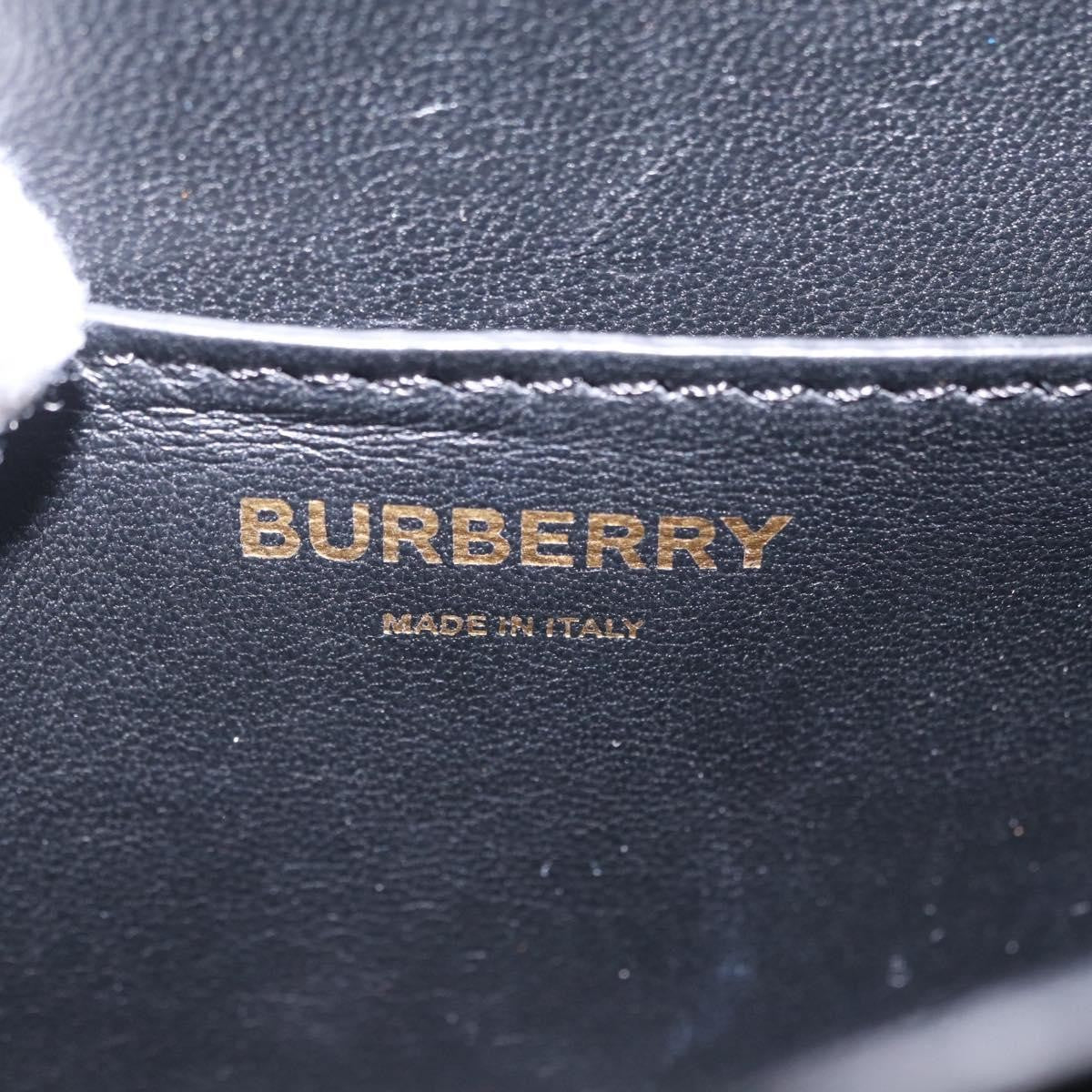 Burberry TB Belt Leather, Black, Leather, Clutch