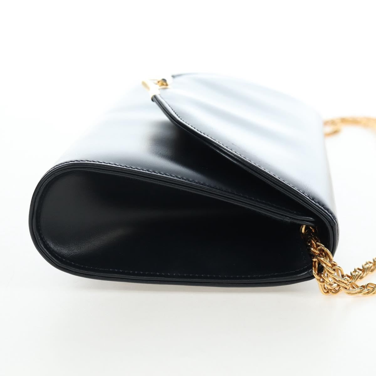 Cartier Sapphire Line Leather, Navy, Leather, Shoulder Bag