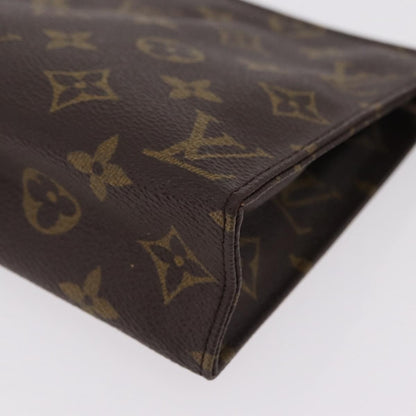 Louis Vuitton Toiletry Pouch Monogram Canvas, Brown, Canvas, Clutch