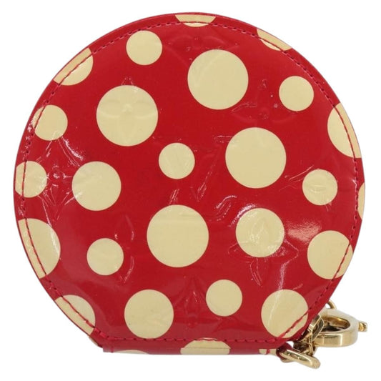 Louis Vuitton Boite Chapeau Coin Purse Monogram Vernis Animania, Red, Patent Leather, Wallet
