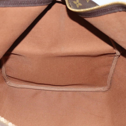 Louis Vuitton Keepall Bag Monogram Canvas, BROWN, CANVAS, Travel bag