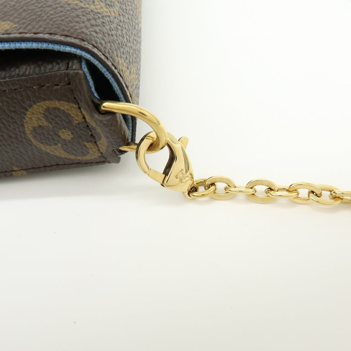 Louis Vuitton Felicie Pochette Limited Edition Vivienne Xmas Monogram Canvas, Brown, Canvas, Clutch