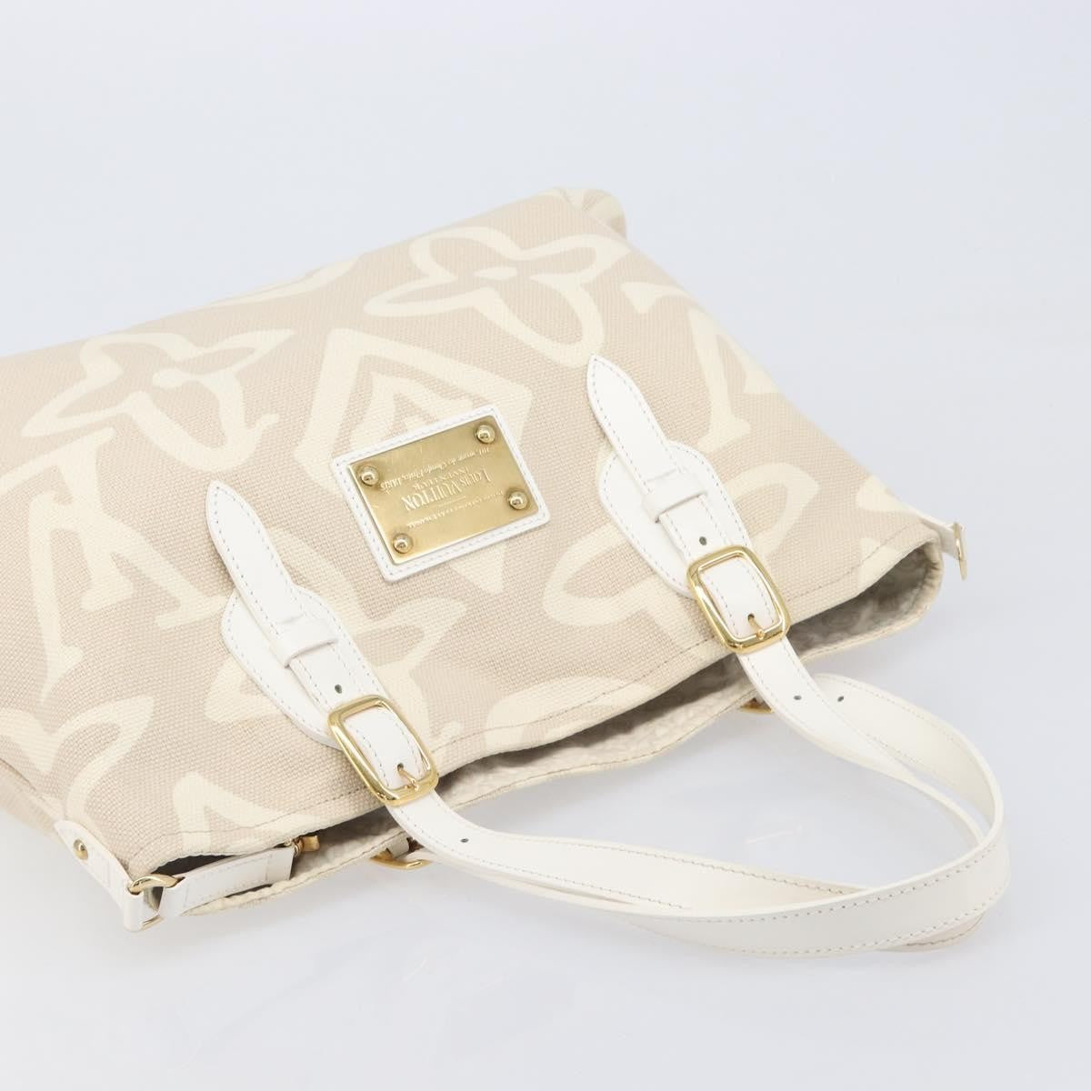 Louis Vuitton Tahitienne Cabas Canvas, Beige, Canvas, Tote Bag