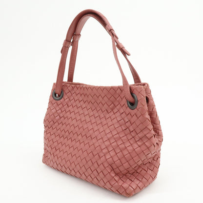 Bottega Veneta Bella Intrecciato Nappa, Pink, Leather, Tote Bag