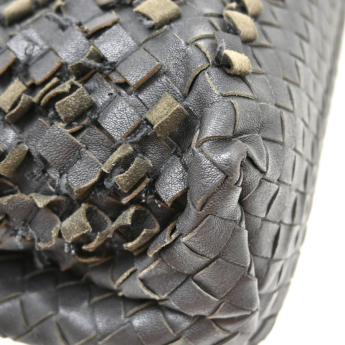 Bottega Veneta Olimpia Tobu Intrecciato Nappa, Black, Leather, Shoulder Bag