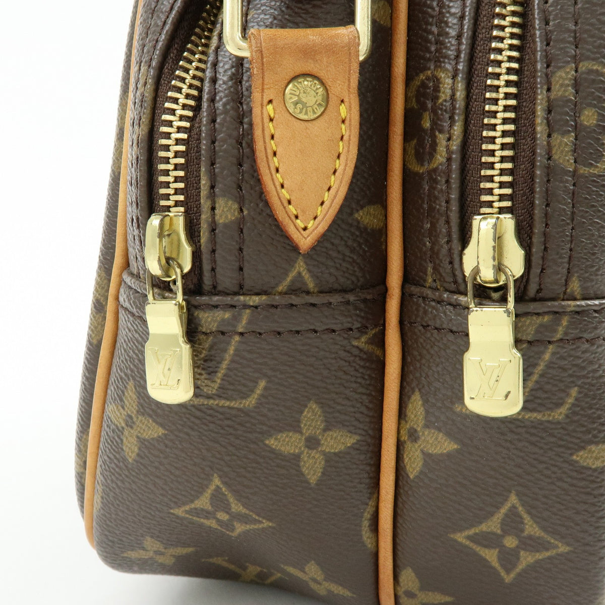 Louis Vuitton Reporter Monogram Canvas, Brown, Canvas, Shoulder Bag
