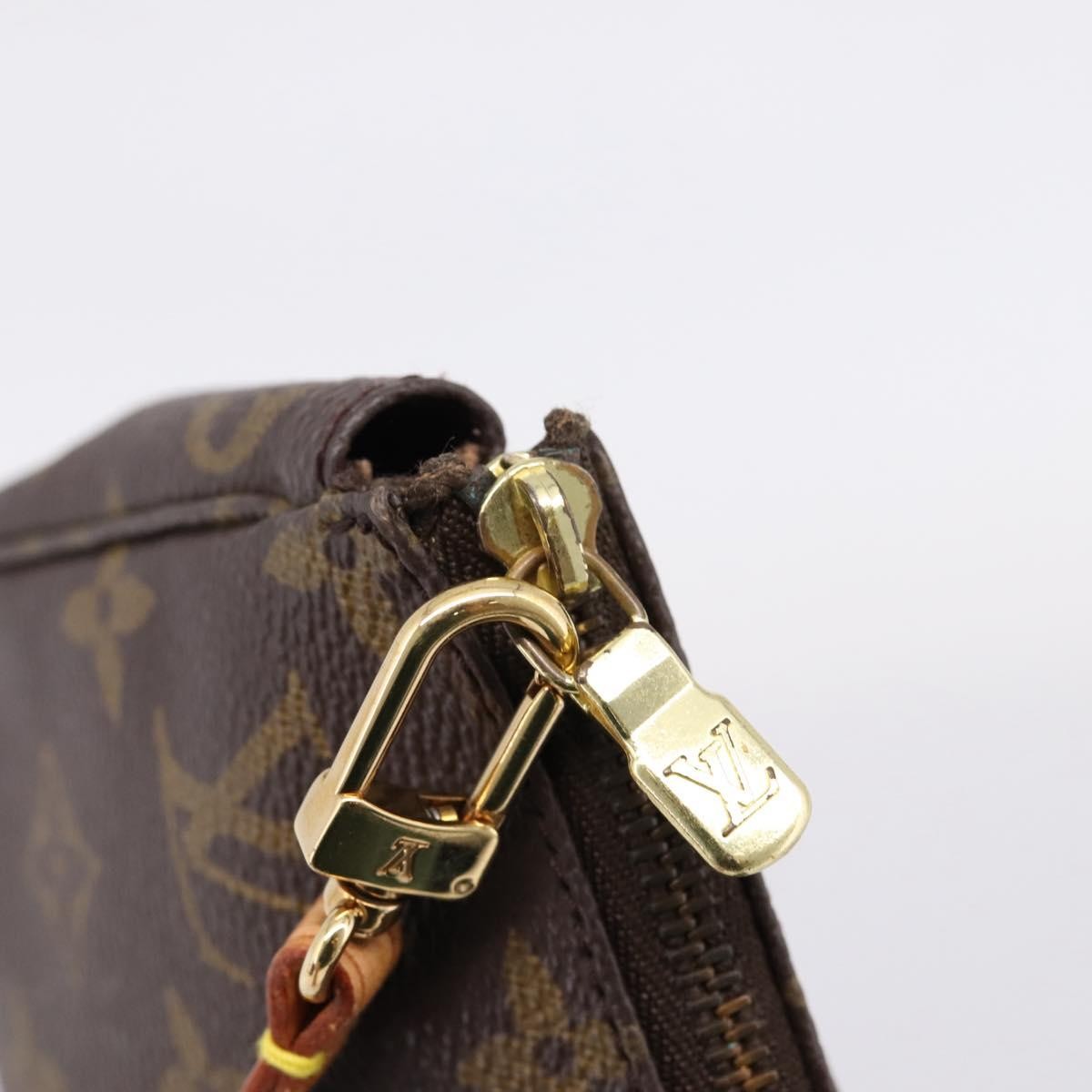 Louis Vuitton Pochette Accessoires NM Monogram Canvas, Brown, Canvas, Clutch