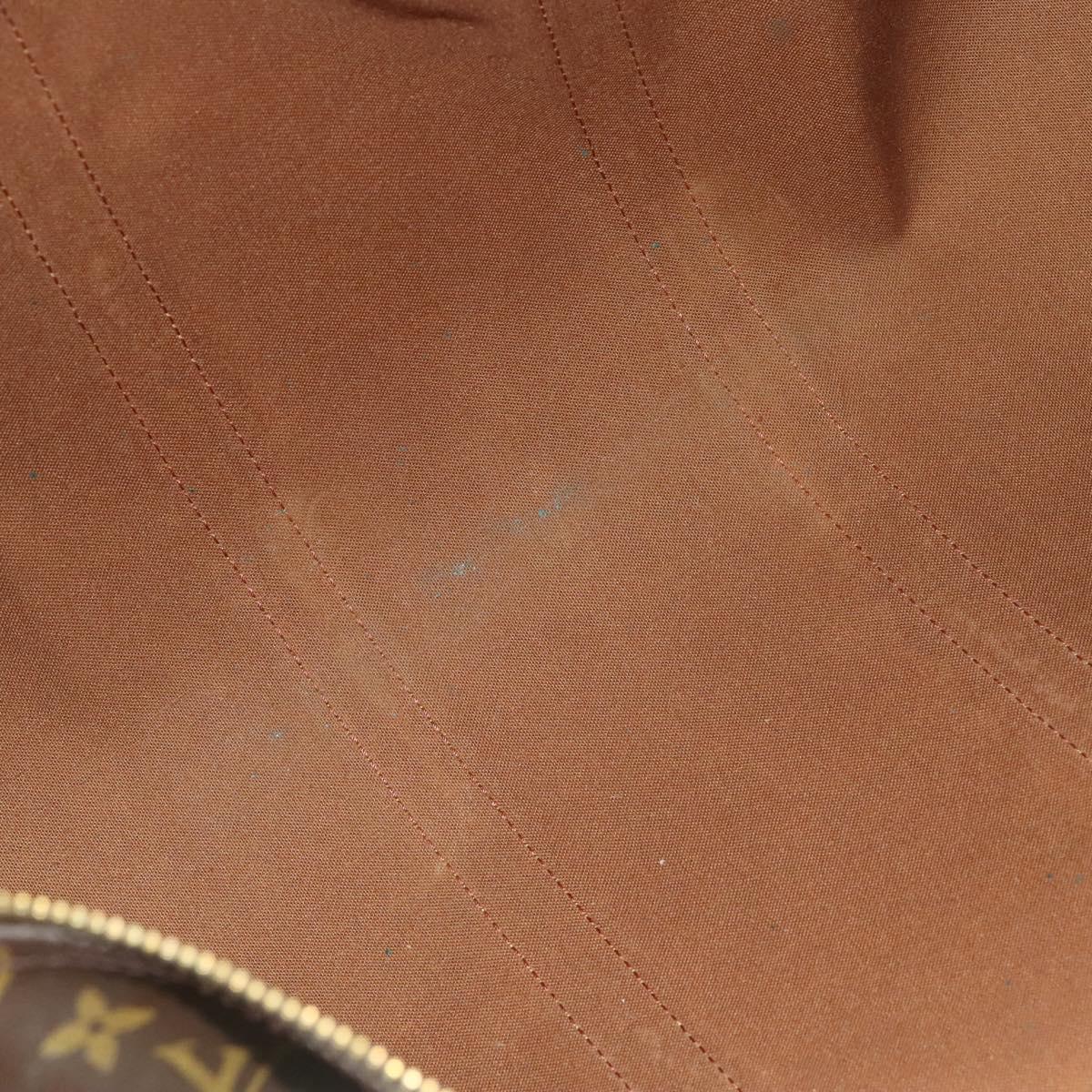 Louis Vuitton Keepall Bandouliere Bag Monogram Canvas, BROWN, CANVAS, Travel bag