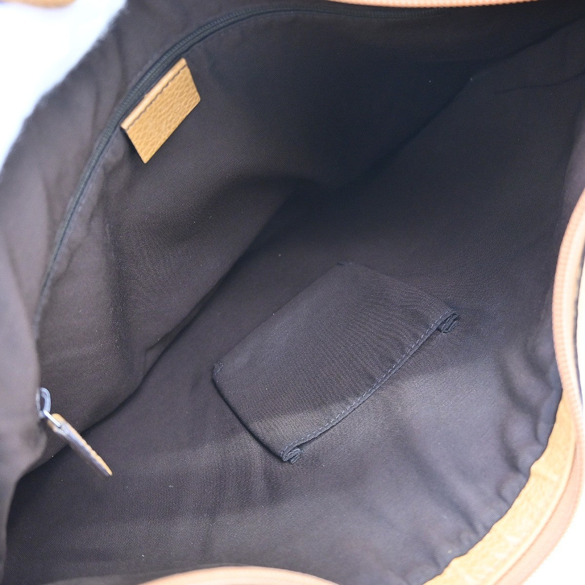 Gucci Princy Hobo Leather, Brown, Leather, Shoulder Bag