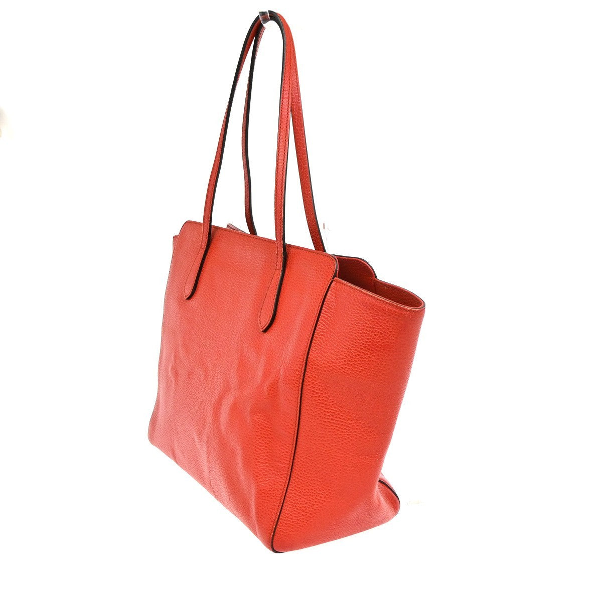 Gucci Swing Leather, Red, Leather, Tote Bag