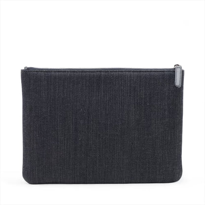 Chanel Deauville Pouch Denim, NAVY, DENIM_JEANS, Clutche & pouche