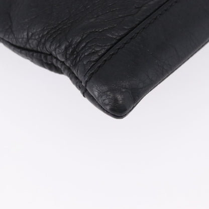 Balenciaga Classic City Clip Leather, Black, Leather, Clutch
