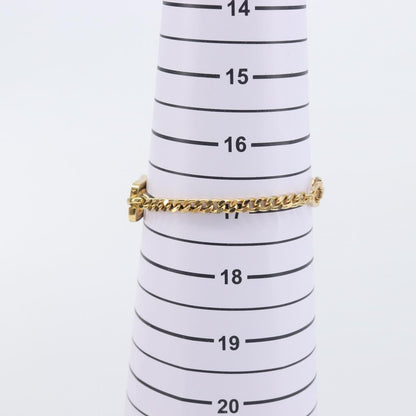 Christian Dior CD Logo Metal, Gold, Metal, Bracelet