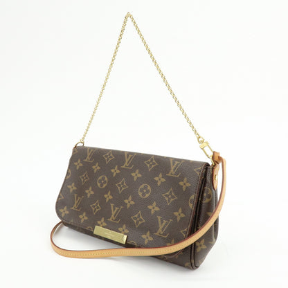 Louis Vuitton Favorite Monogram Canvas, Brown, Canvas, Handbag
