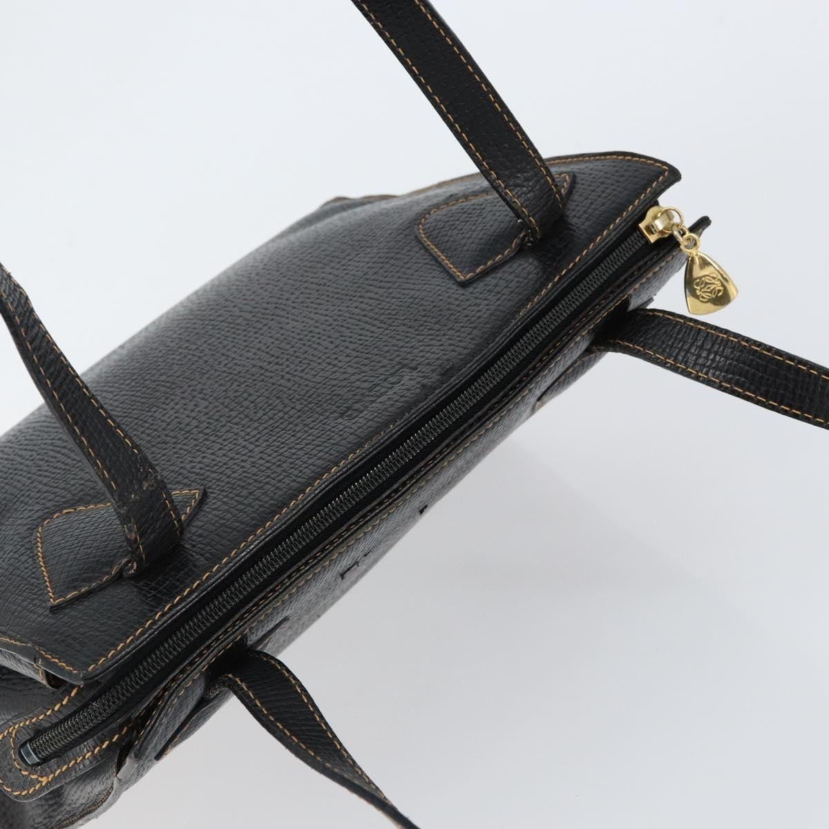 Loewe Tote Leather, Black, Leather, Tote Bag
