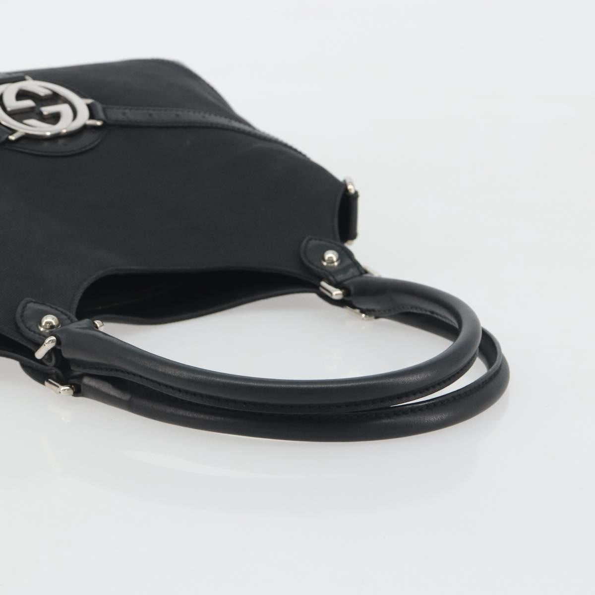 Gucci Reins Web Canvas, Black, Canvas, Shoulder Bag