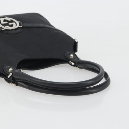 Gucci Reins Web Canvas, Black, Canvas, Shoulder Bag