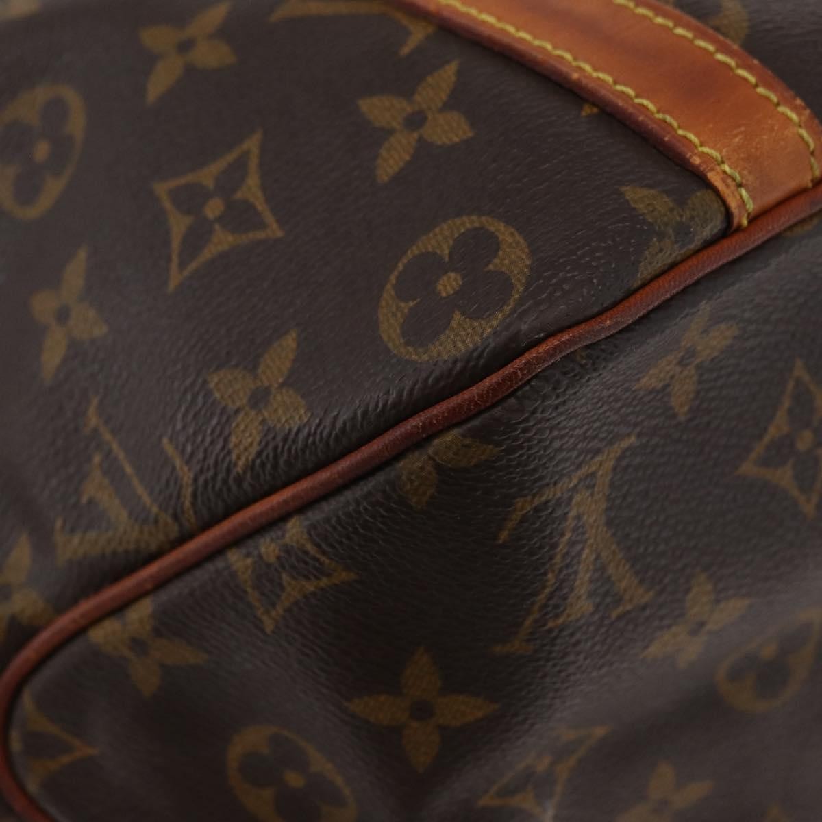 Louis Vuitton Shopping Sac Monogram Canvas, Brown, Canvas, Handbag