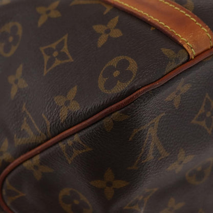 Louis Vuitton Shopping Sac Monogram Canvas, Brown, Canvas, Handbag