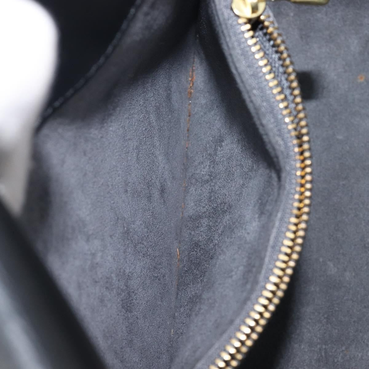 Louis Vuitton Buci Epi Leather, Black, Leather, Handbag