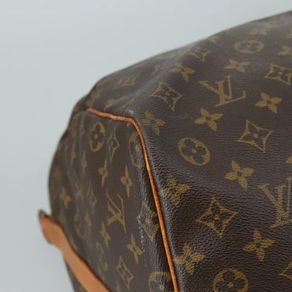 Louis Vuitton Keepall Bag Monogram Canvas, BROWN, CANVAS, Travel bag