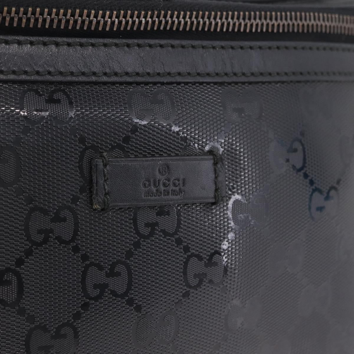 Gucci Belt GG Imprime, Black, Canvas, Handbag