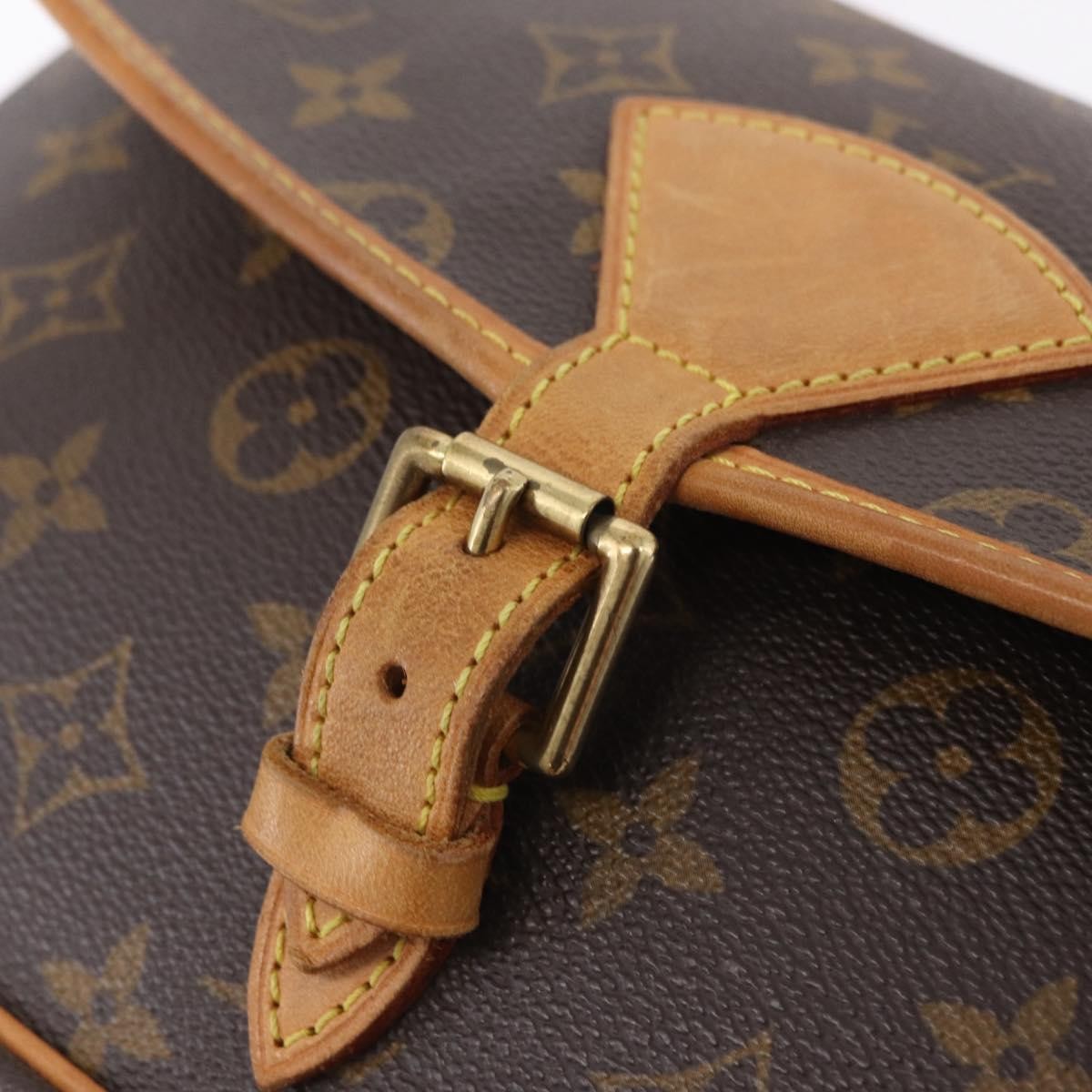 Louis Vuitton Sologne Monogram Canvas, Brown, Canvas, Handbag