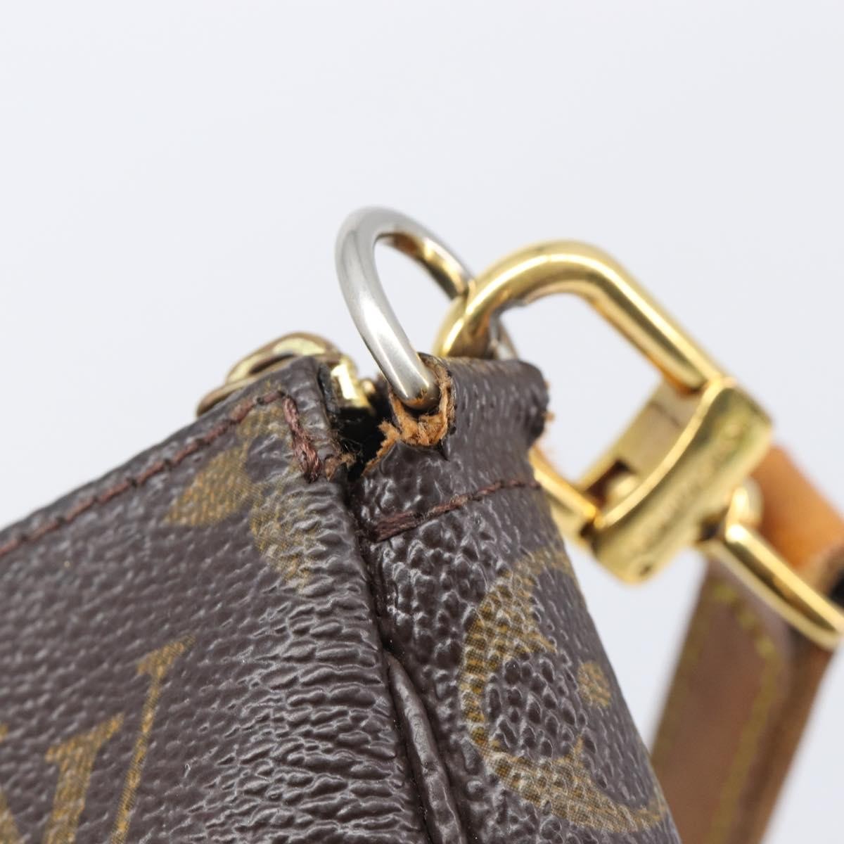 Louis Vuitton Pochette Accessoires NM Monogram Canvas, Brown, Canvas, Clutch