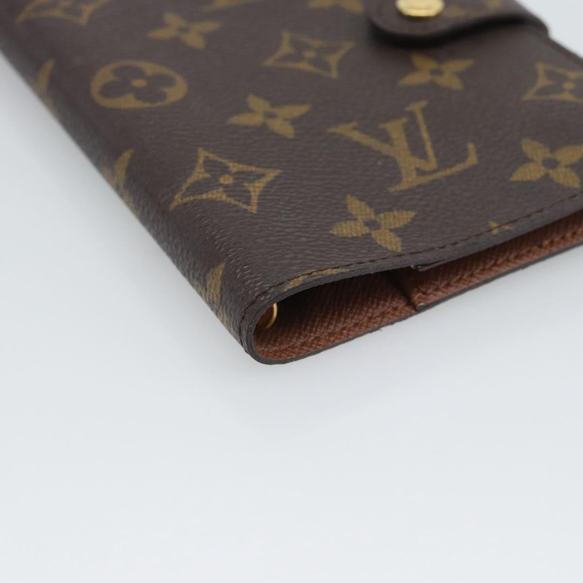 Louis Vuitton Agenda Cover Monogram Canvas, Brown, Canvas, Wallet