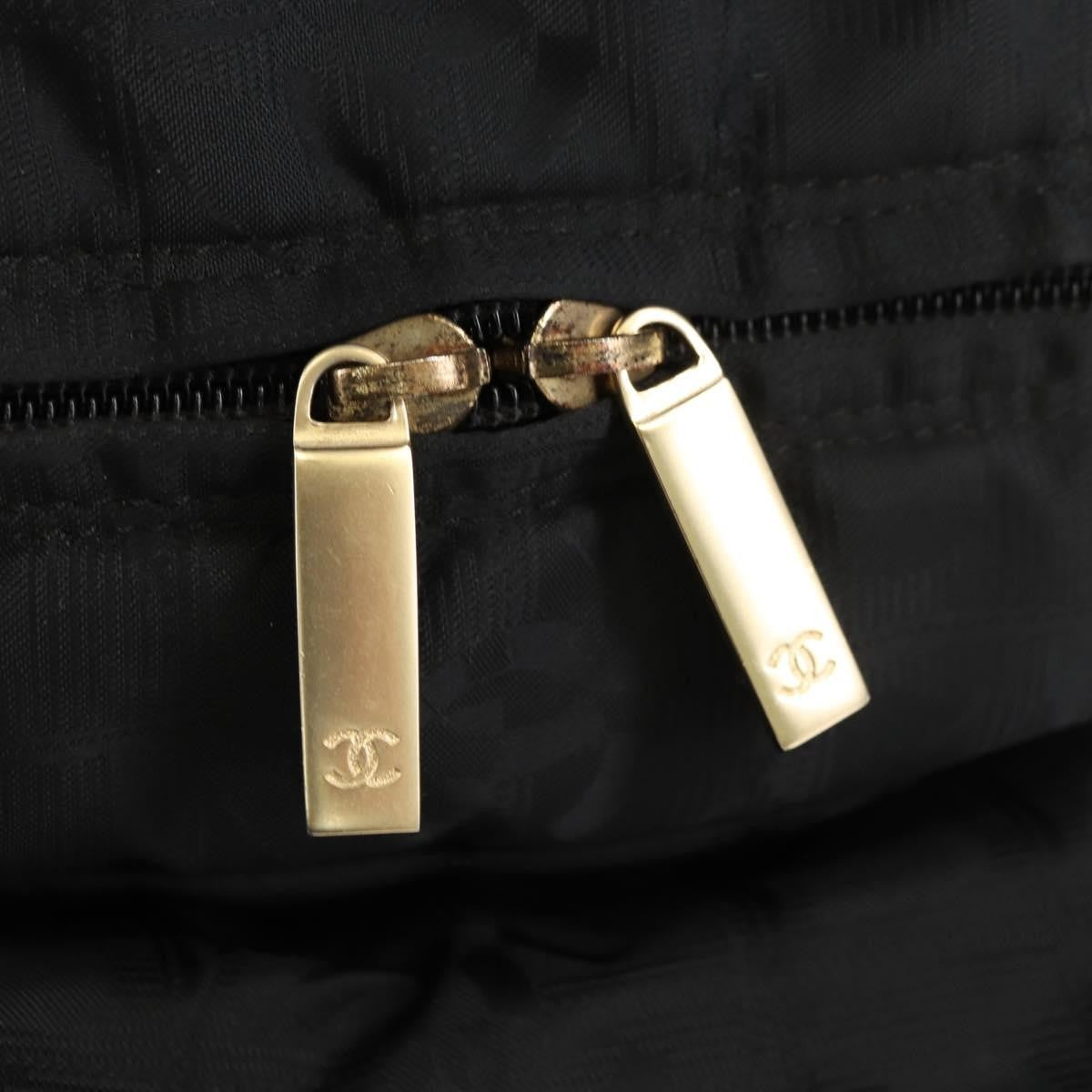 Chanel Travel Line Nylon, Black, Nylon, Tote Bag