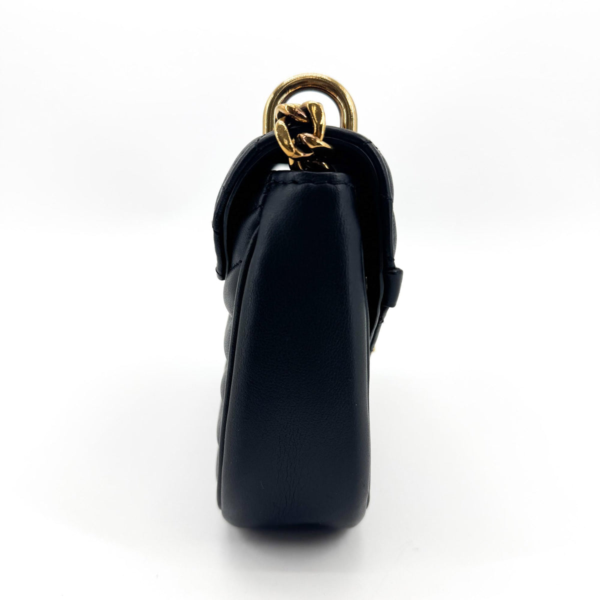 Louis Vuitton New Wave Chain Quilted Leather, Black, Leather, Handbag