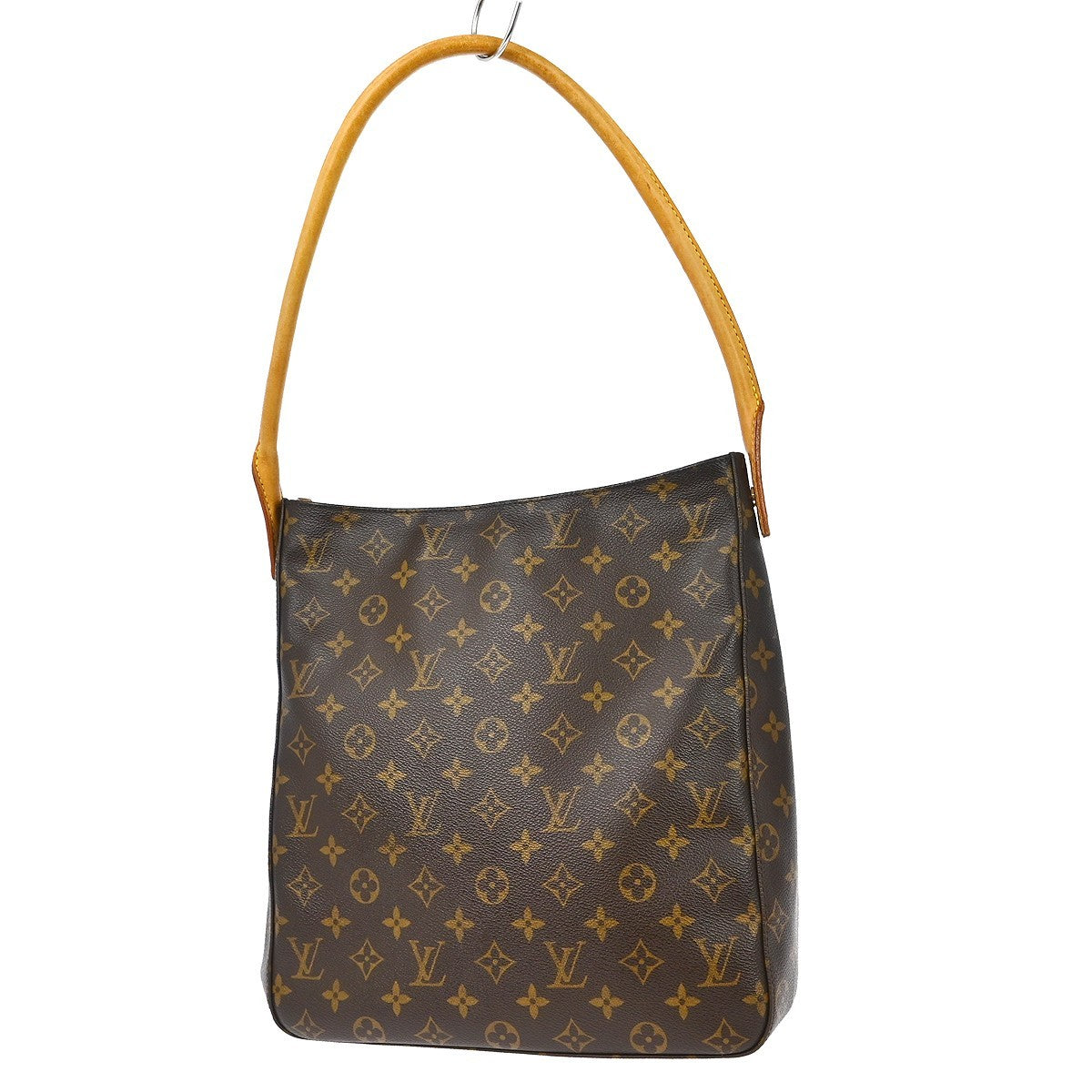Louis Vuitton Looping Monogram Canvas, Brown, Canvas, Handbag
