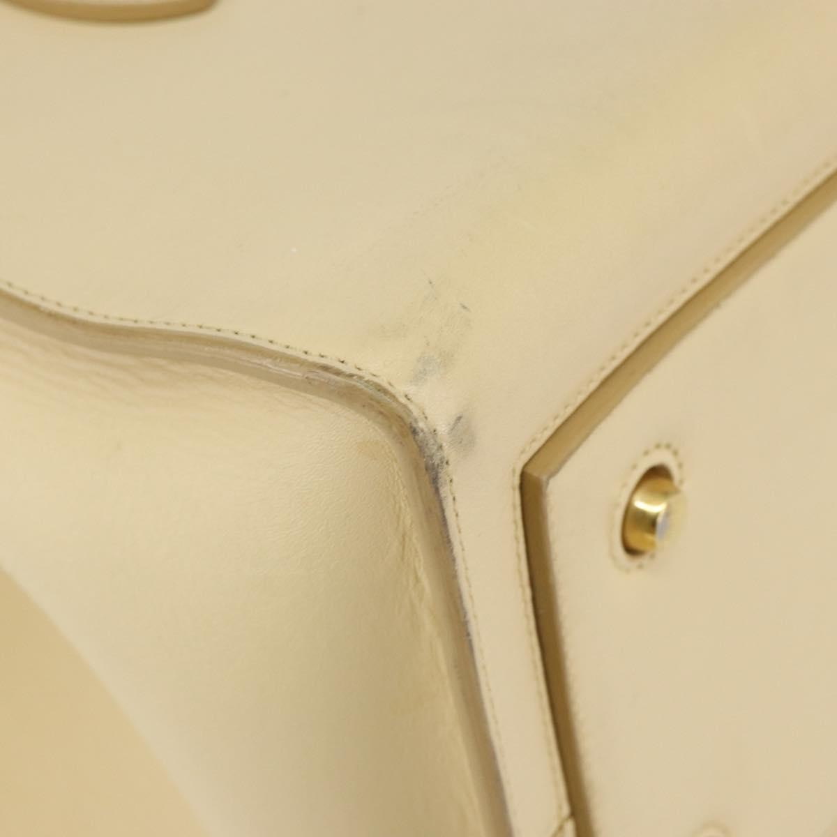 Celine Tie Tote Leather, Beige, Leather, Tote Bag