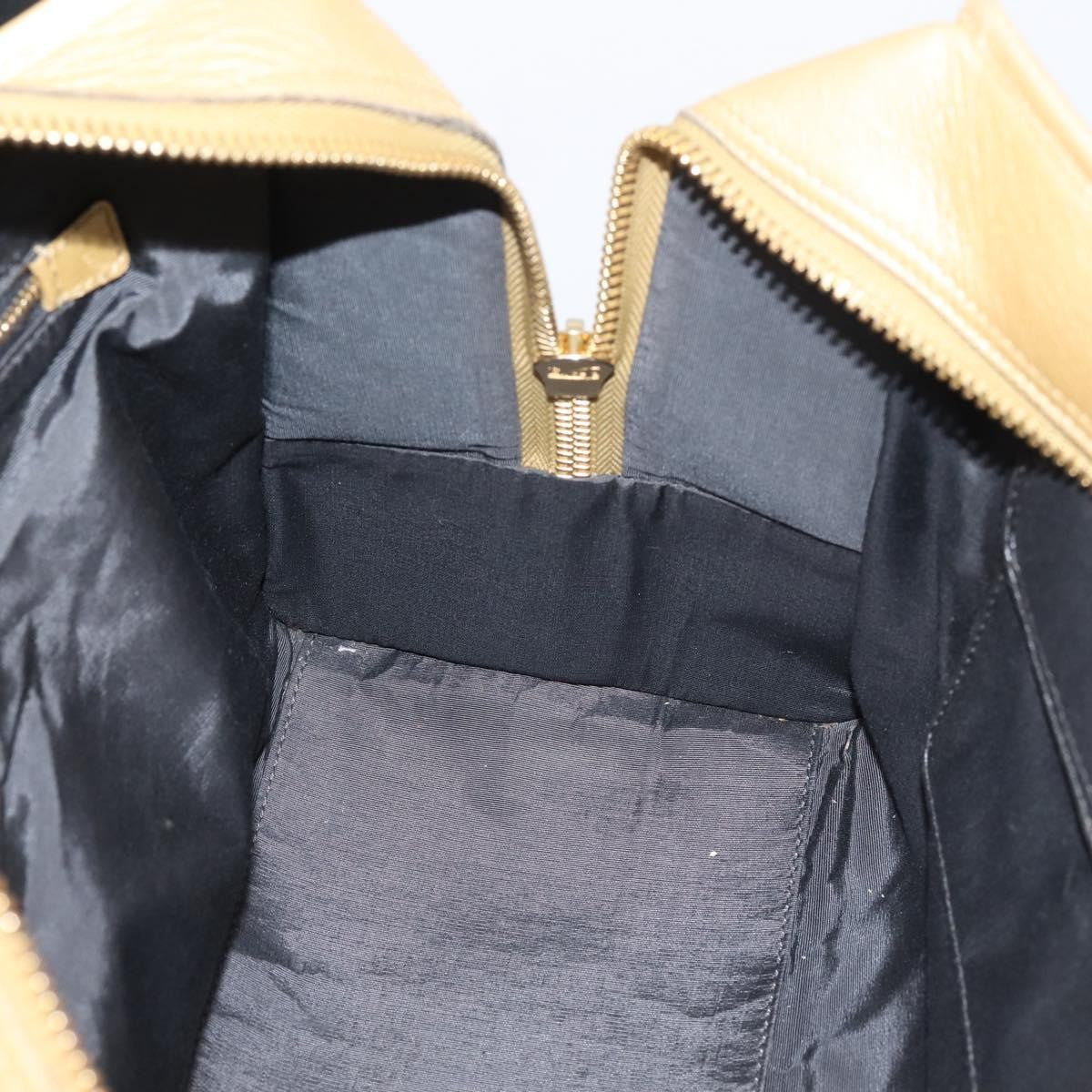 Loewe Amazona Leather, Gold, Leather, Handbag